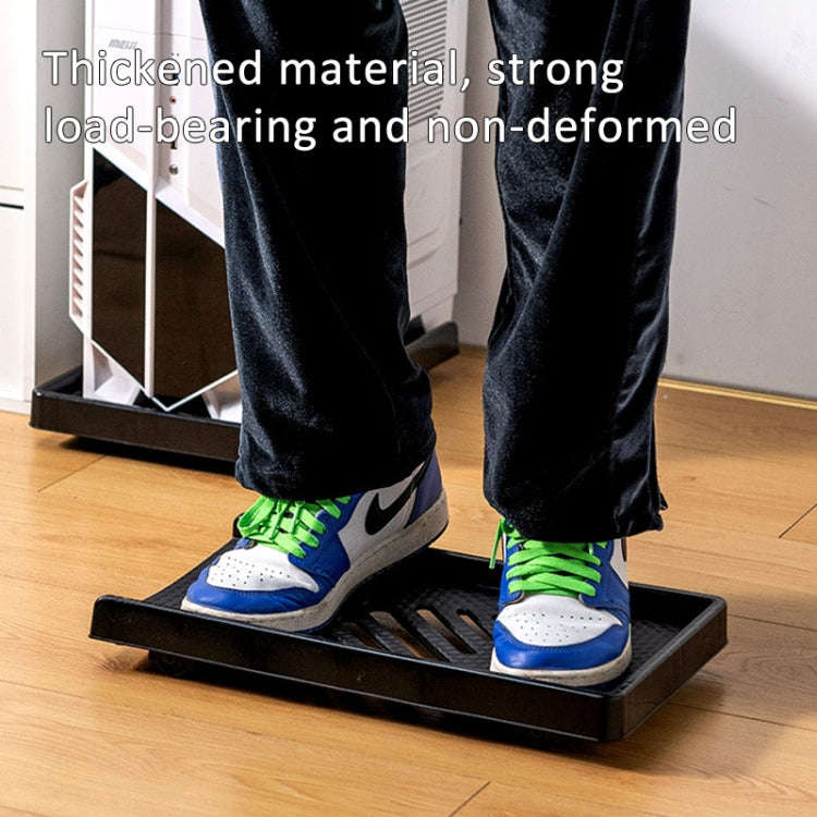 Computer Host Bracket Desktop Chassis Mobile Tray Base Heightening Rack with Pulley, Spec: Straig...