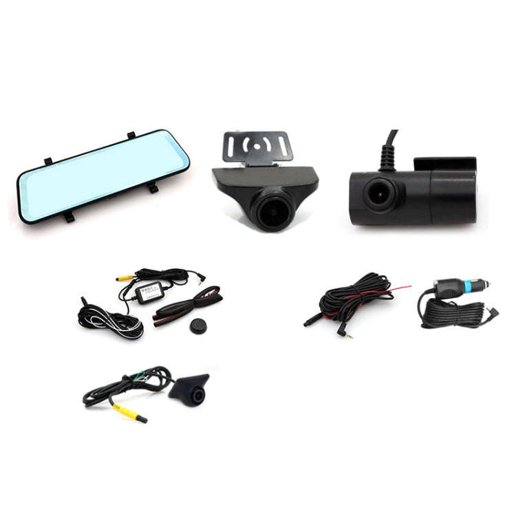 Car HD WIFI Interconnected Triple Camera Driving Recorder, Specification: With Right Blind Spot S...