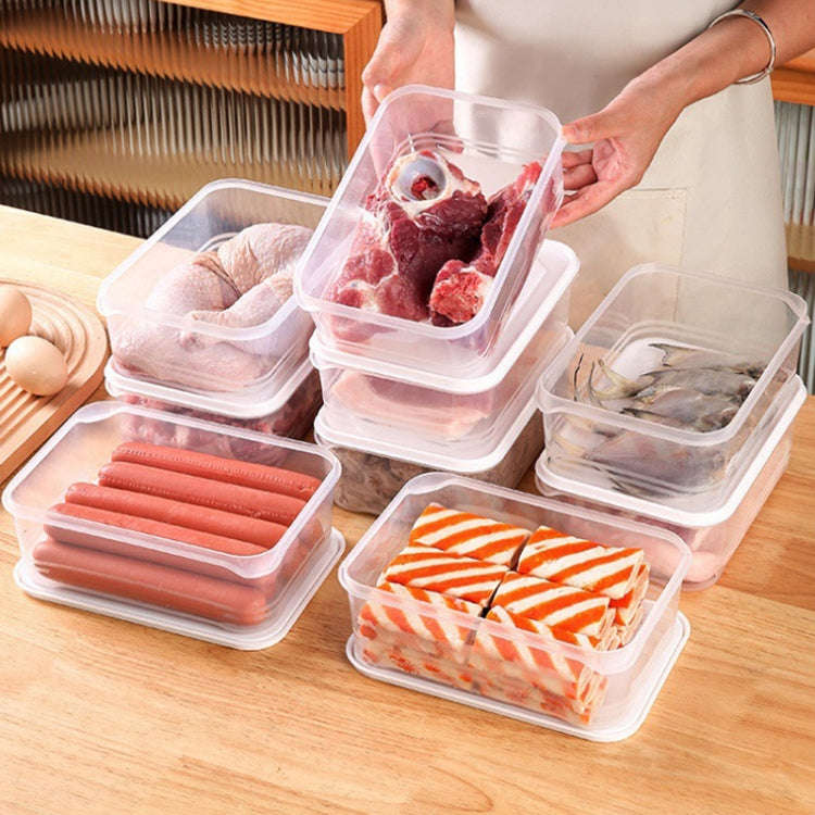 2000ml Refrigerator Storage Box Large Capacity Transparent Fresh Food Organiser