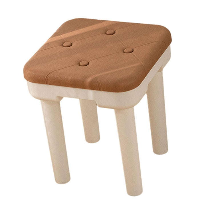 Detachable Children Small Stool Non-slip Low Chair Shoe Changing Stool, Color: Imitation Leather ...