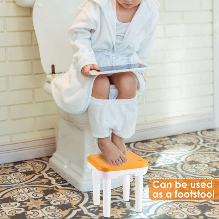Detachable Children Small Stool Non-slip Low Chair Shoe Changing Stool, Color: Imitation Leather ...