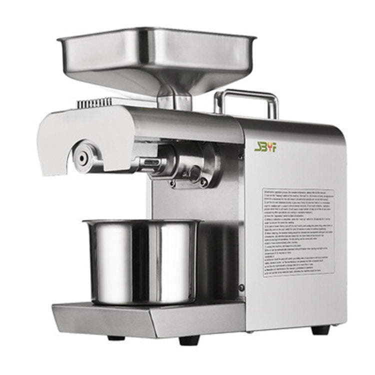 Household Small Automatic Stainless Steel Hot And Cold Oil Press Machine(EU Plug)