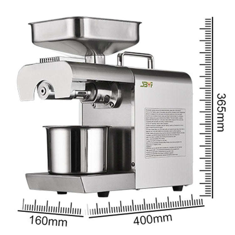 Household Small Automatic Stainless Steel Hot And Cold Oil Press Machine(EU Plug)