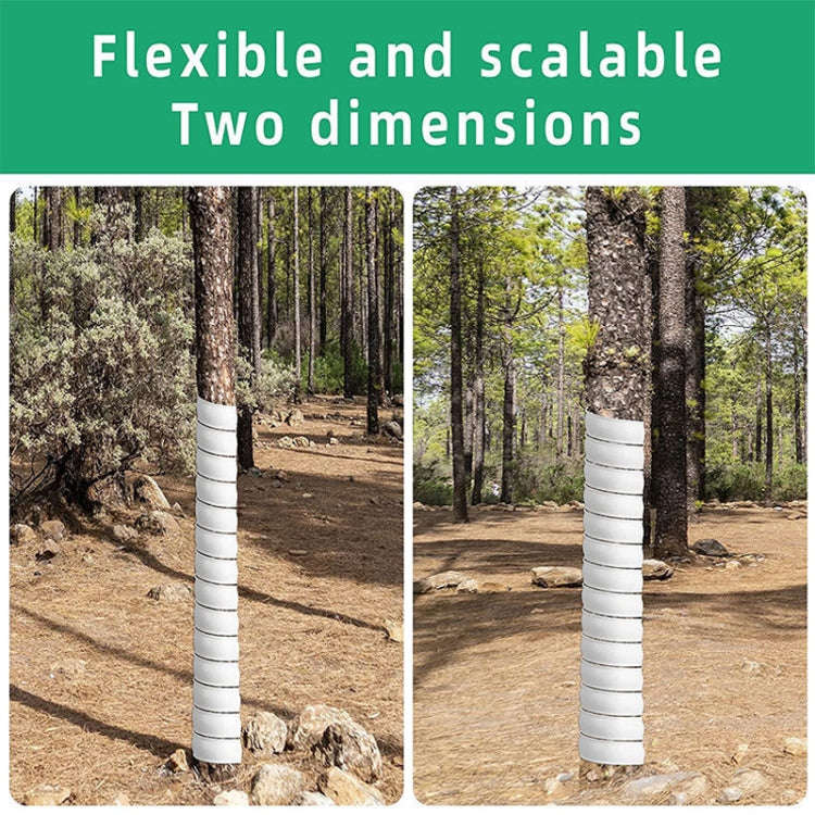 Large Plant Trunk Protector Garden Anti Nibbling Plastic Protective Cover(Green)