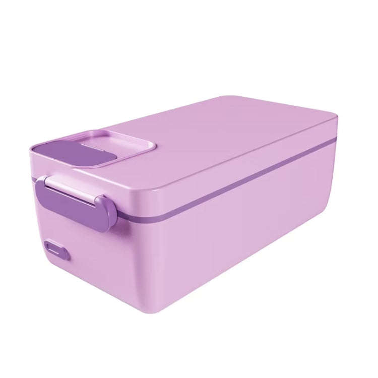 1000ml Wireless Heating Lunch Box USB Rechargeable Bento Box English Version(Purple)