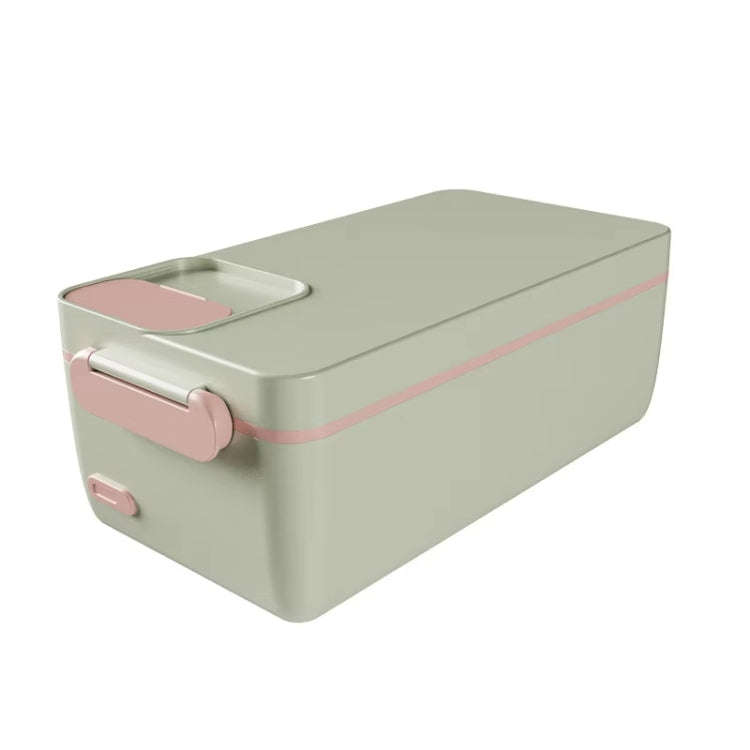1000ml Wireless Heating Lunch Box USB Rechargeable Bento Box English Version(Green)