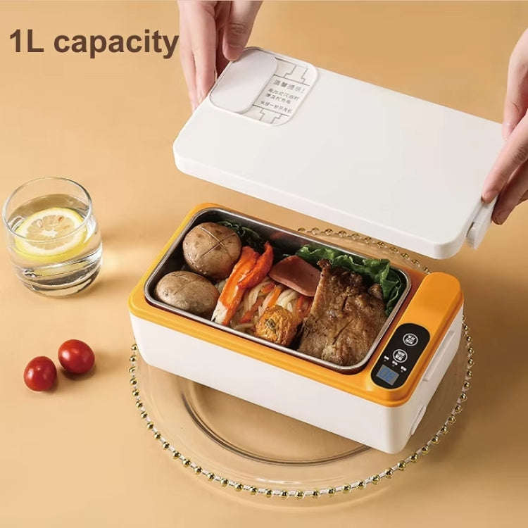 1000ml Wireless Heating Lunch Box USB Rechargeable Bento Box English Version(Purple)