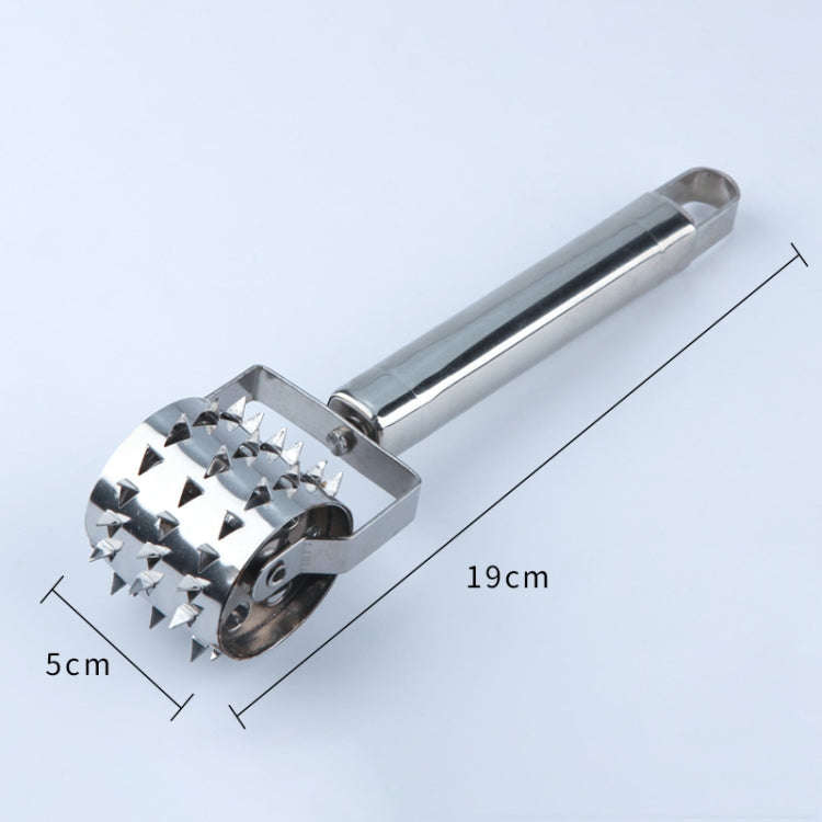 Stainless Steel Home Steak Tenderizer Kitchen Rolling Meat Loosening Tool