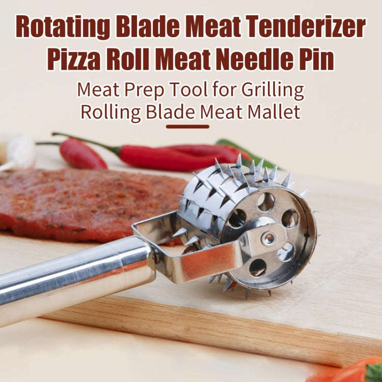 Stainless Steel Home Steak Tenderizer Kitchen Rolling Meat Loosening Tool