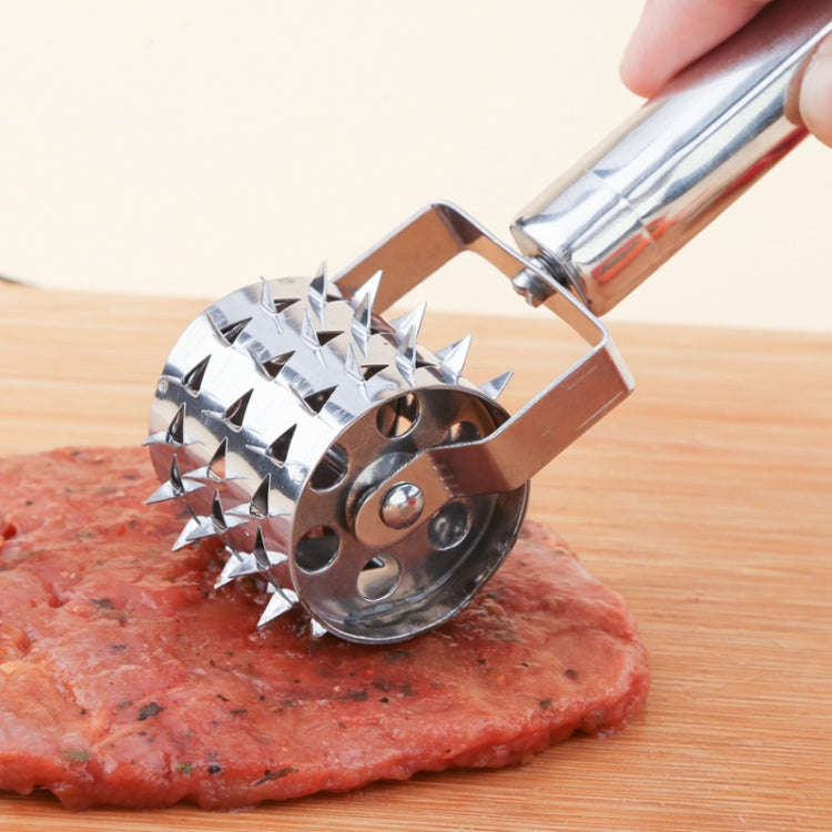 Stainless Steel Home Steak Tenderizer Kitchen Rolling Meat Loosening Tool