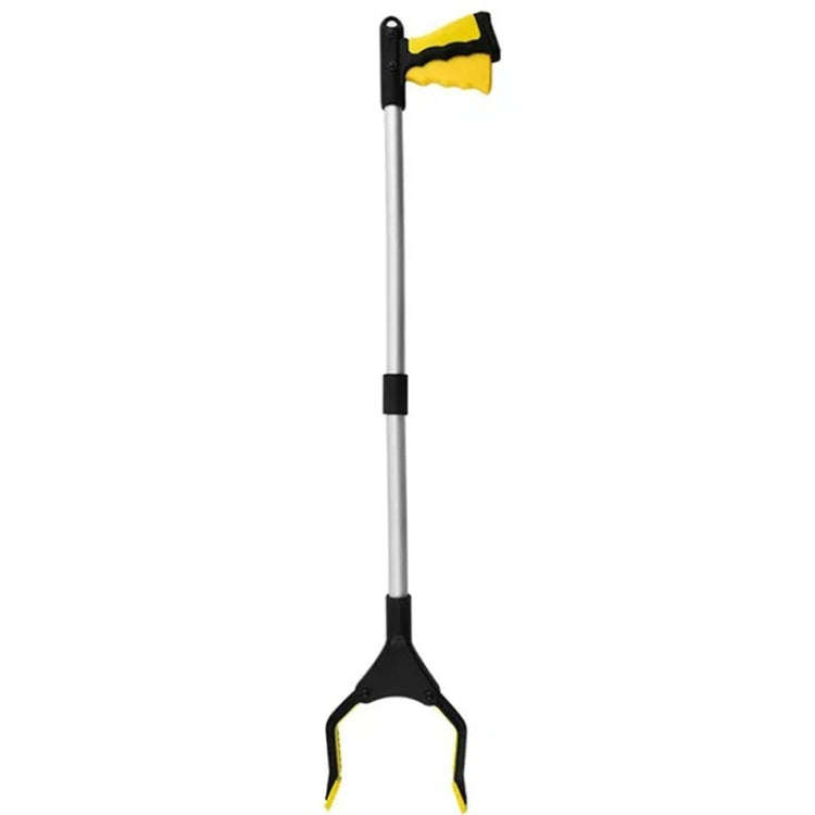 31.9 Inch Magnetic Foldable Litter Reachers Pickers Extra Long Grabber Stick(Yellow)