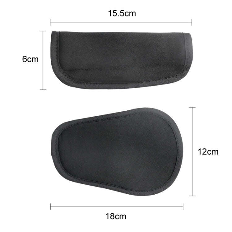 Car Child Safty Seat Belt Protective Cover, Size: 18x12cm(Gray)