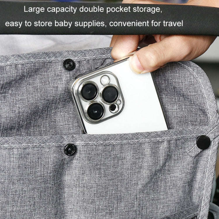 Baby Stroller Bag Mobile Phone Tissue Storage Bag, Size: 40x29cm(Blue)