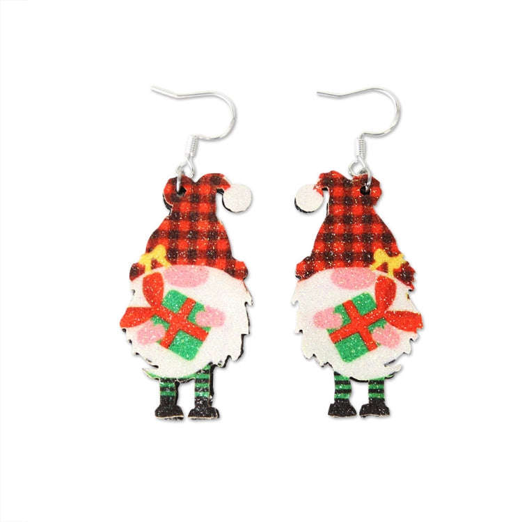 Christmas Element Cartoon Decoration Earrings Shiny Earrings, Spec: Rudolph