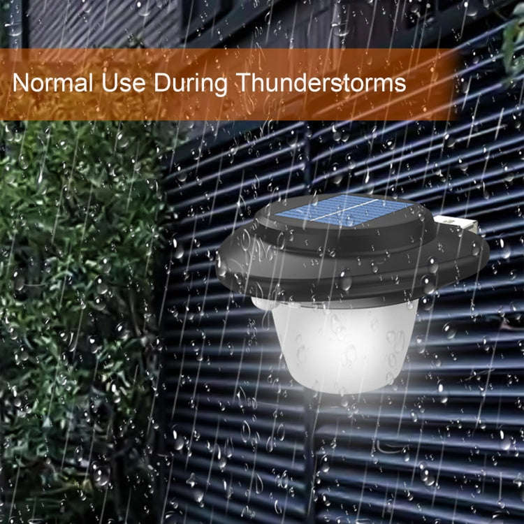 Outdoor Solar Wall Light Patio Sensor Lamp, Style: SMD Wick White Light