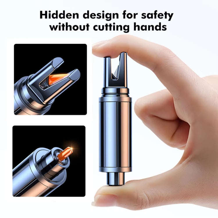 Car Safety Hammer Mini Auto Emergency Escape Glass Window Breaker Portable Seat Belt Cutter(Red)