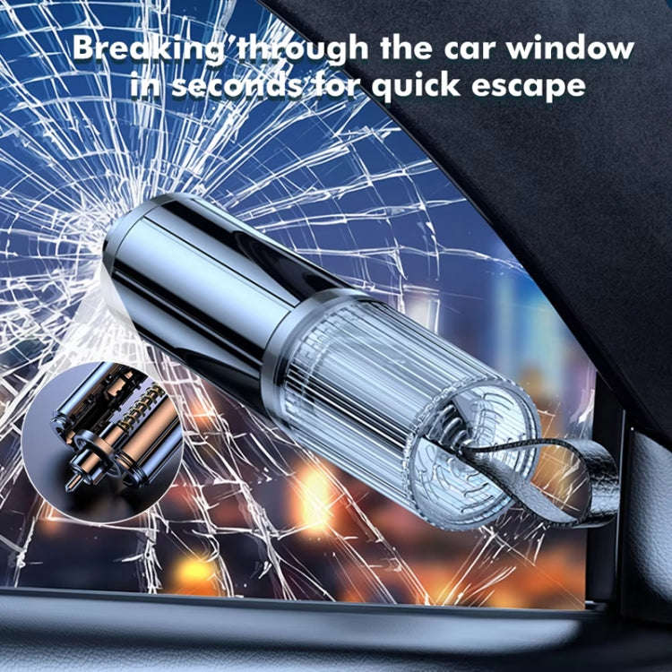Car Safety Hammer Mini Auto Emergency Escape Glass Window Breaker Portable Seat Belt Cutter(Red)
