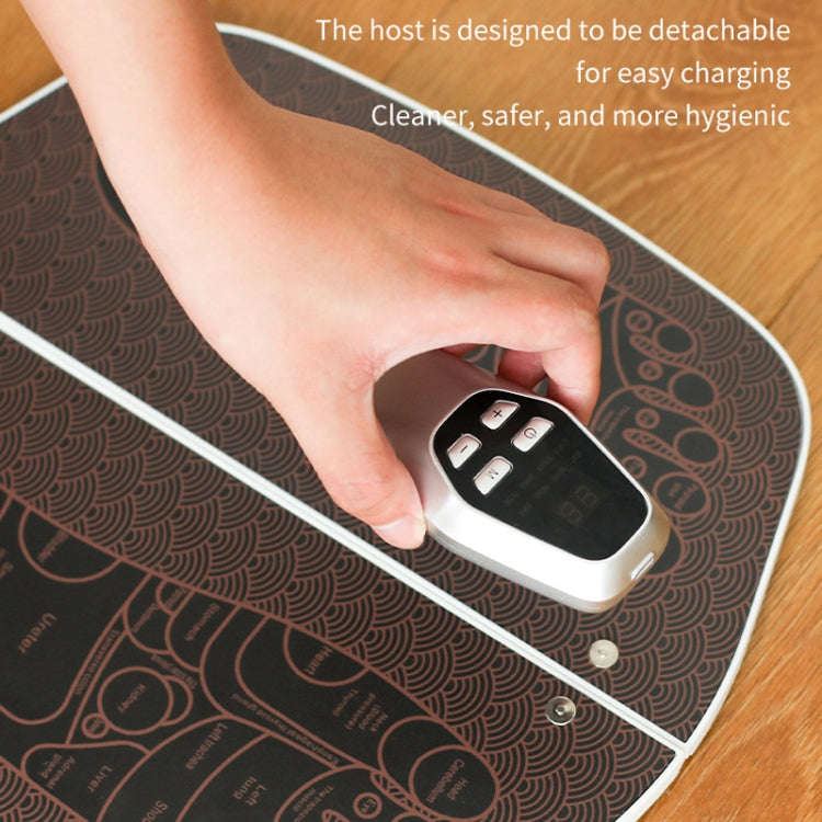 EMS Foot Massager Pad Foldable Pulse Foot Massage Mat Microcurrent Foot Physical Therapy With RC(...