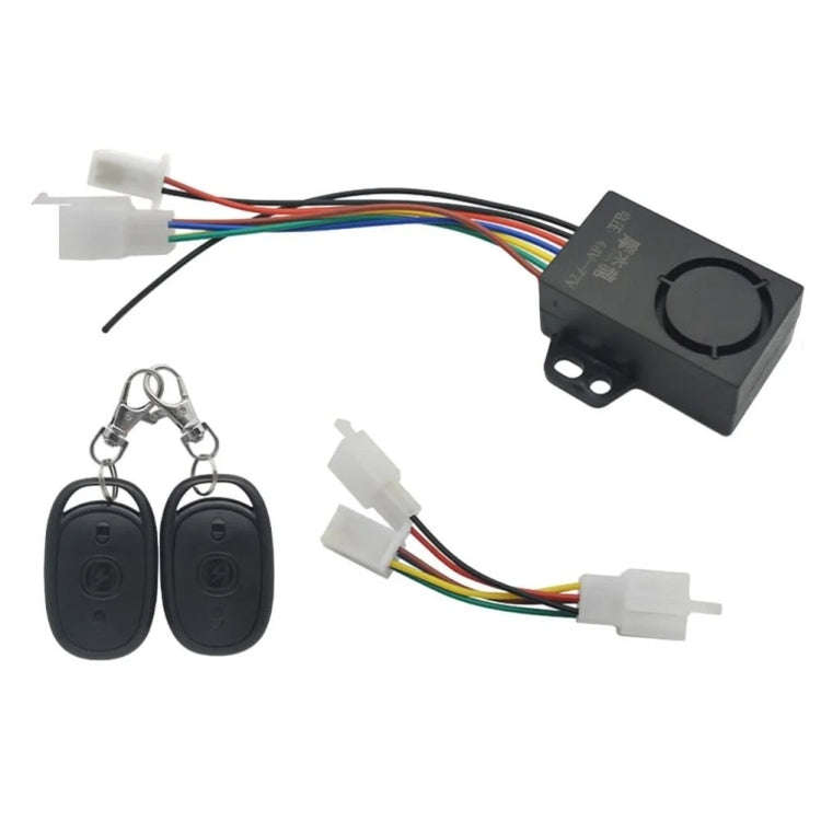 48-72V Electric Motorcycle One-Button Start Remote Lock Anti-Theft Alarm, Specifications: Two-whe...