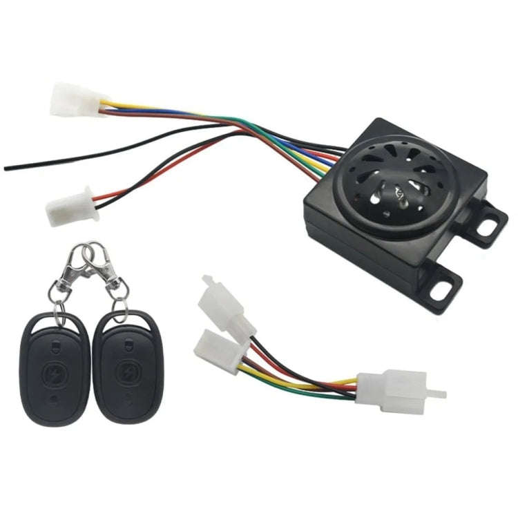 48-72V Electric Motorcycle One-Button Start Remote Lock Anti-Theft Alarm, Specifications: Three-w...