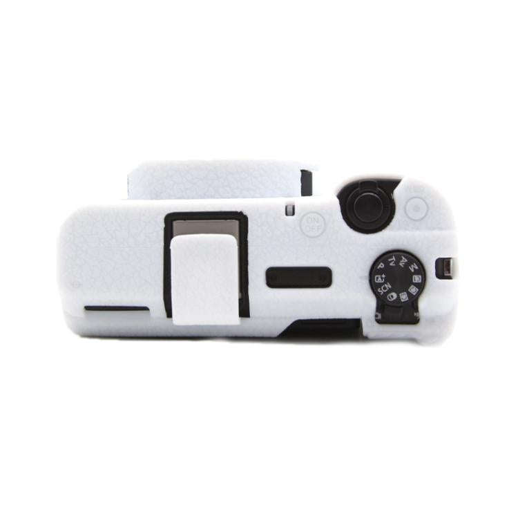 For Canon PowerShot V1 Camera Protective Silicone Case(White)