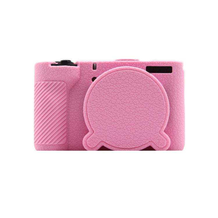 For Canon PowerShot V1 Camera Protective Silicone Case(Pink)