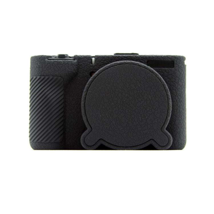 For Canon PowerShot V1 Camera Protective Silicone Case(Black)