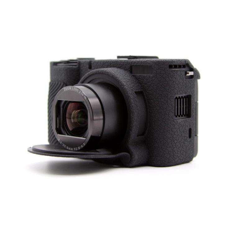 For Canon PowerShot V1 Camera Protective Silicone Case(Black)