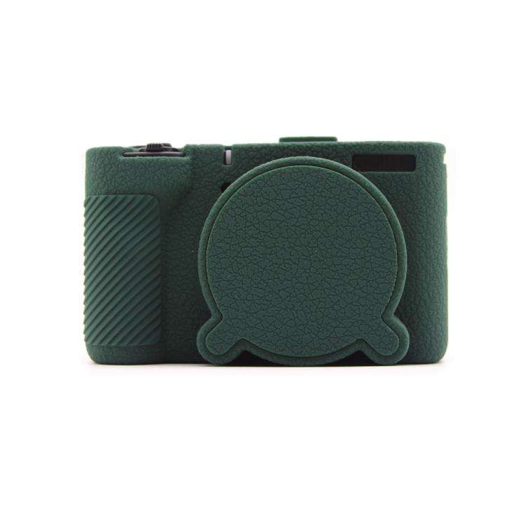 For Canon PowerShot V1 Camera Protective Silicone Case(Green)