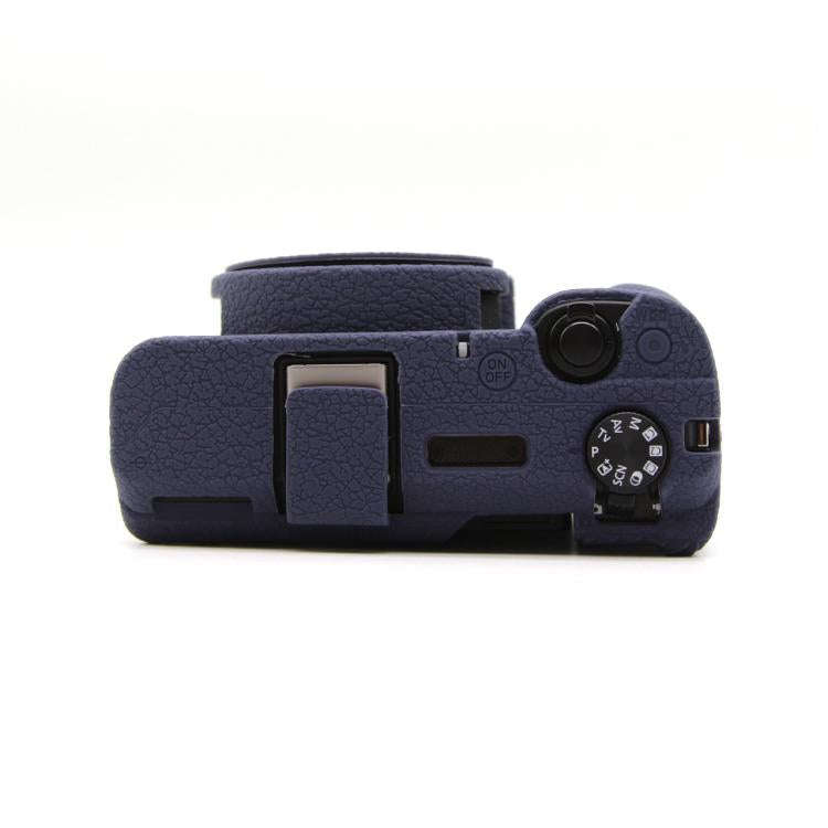 For Canon PowerShot V1 Camera Protective Silicone Case(Dark Blue)