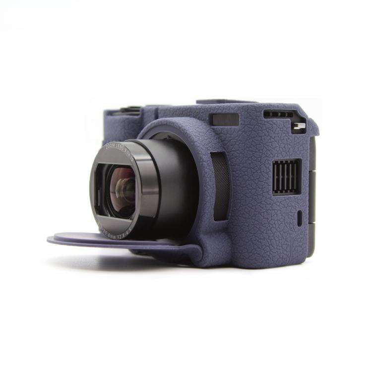 For Canon PowerShot V1 Camera Protective Silicone Case(Dark Blue)