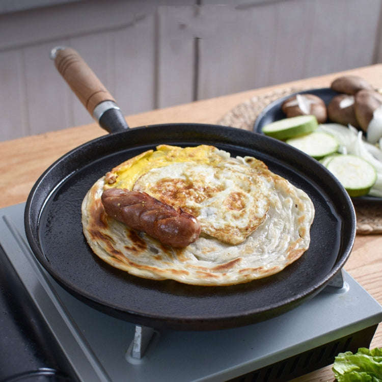 26cm Thickened Cast Iron Skillet Non-Coating Non-Stick Pancake Pan Omelette Steak Pot