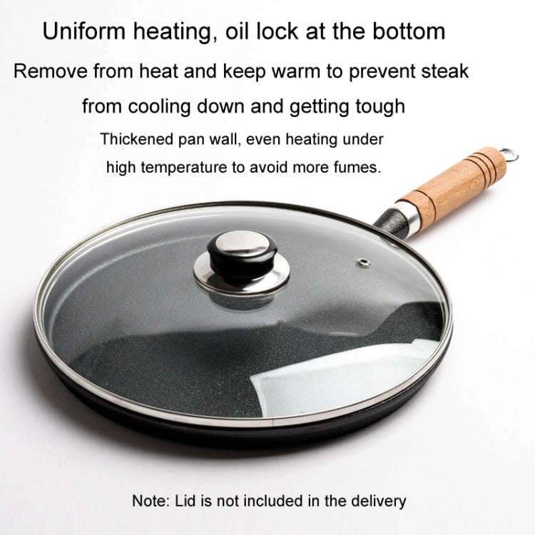 20cm Thickened Cast Iron Skillet Non-Coating Non-Stick Pancake Pan Omelette Steak Pot