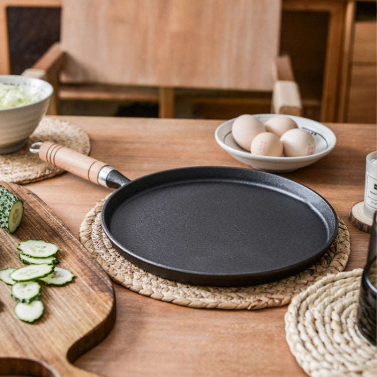 20cm Thickened Cast Iron Skillet Non-Coating Non-Stick Pancake Pan Omelette Steak Pot