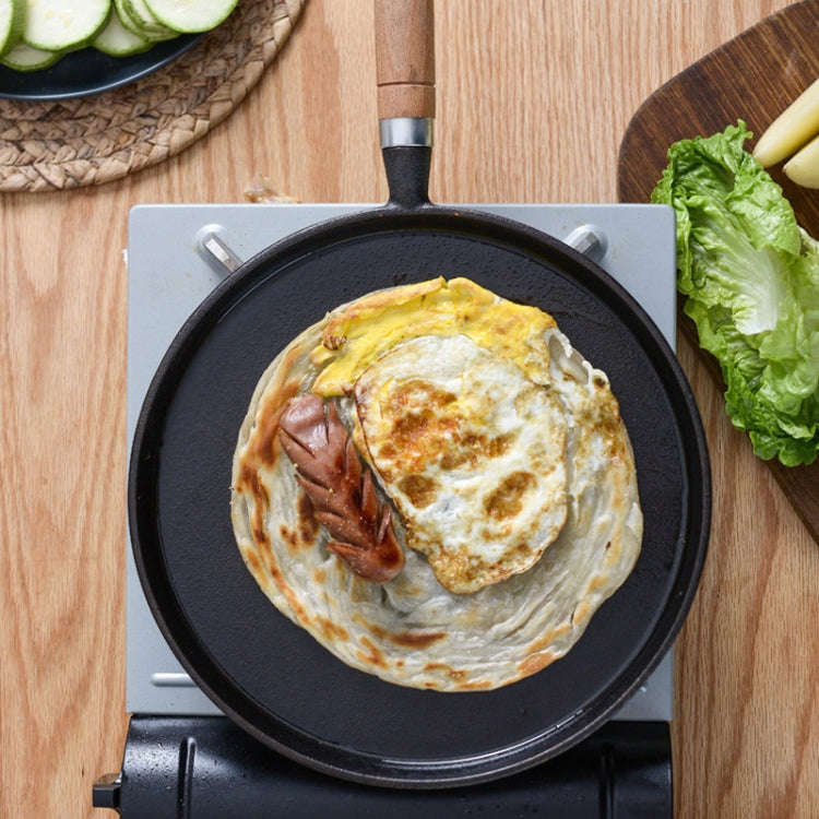 20cm Thickened Cast Iron Skillet Non-Coating Non-Stick Pancake Pan Omelette Steak Pot