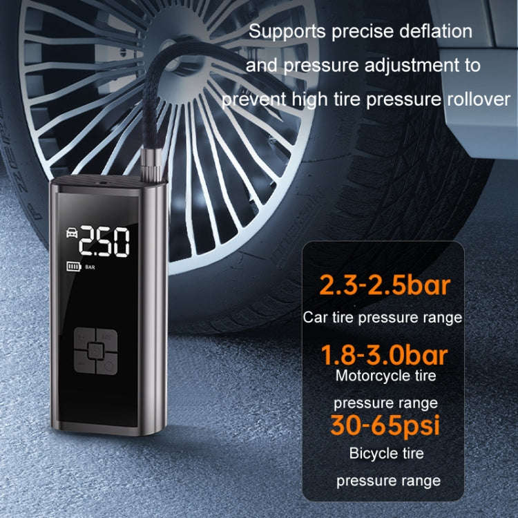 Electric Vehicle Lighting Tire Air Pump Tire Pressure Detection(Wired Model)