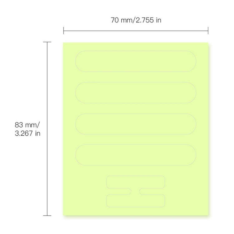2pcs RCSTQ Drone Universal Luminous Stickers