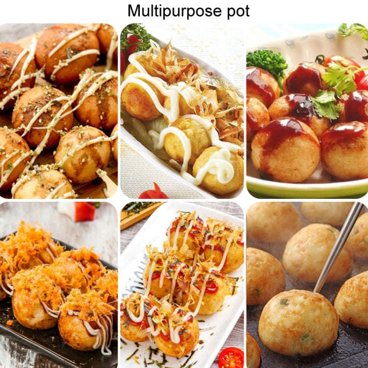 Octopus Croquettes Grill Pan Home Cast Iron Pan Non-Stick Uncoated Grill Mould(14 Holes)