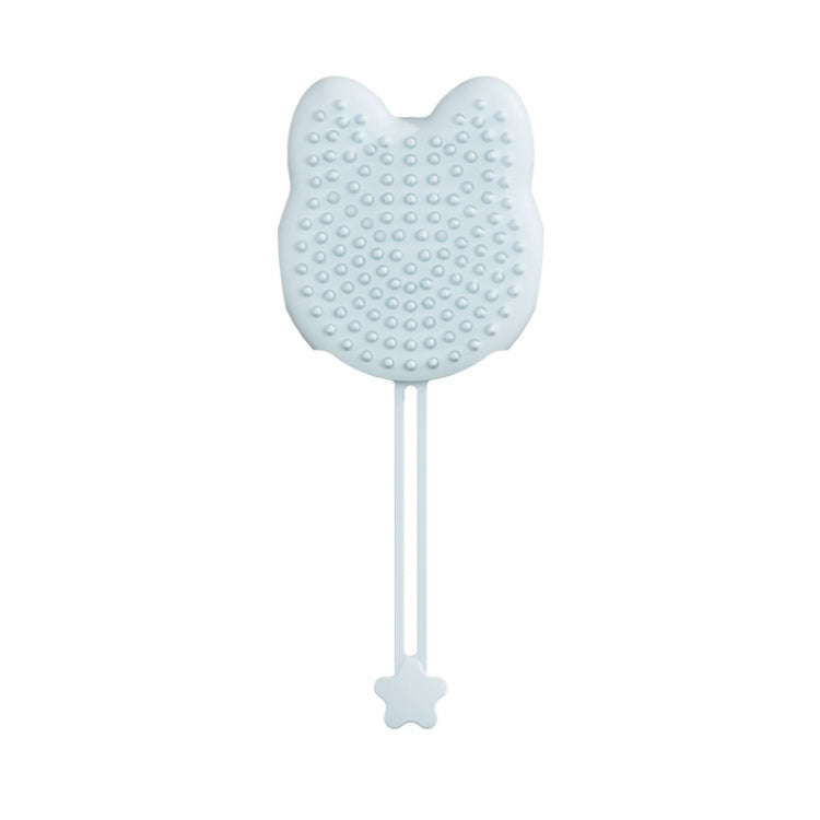 Pet Cleaning And Detangling Comb Cats And Dogs Bathing Brush, Color: Cats Ear Blue