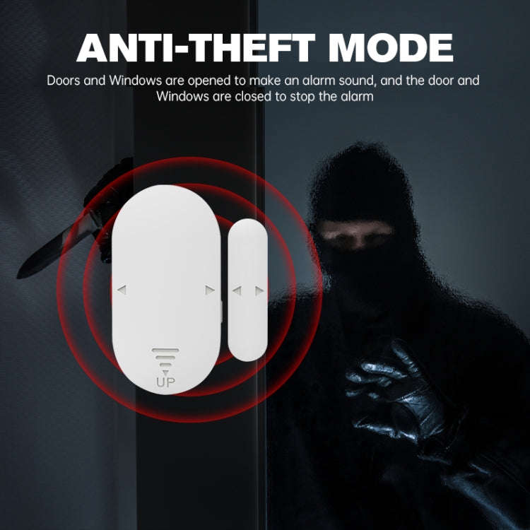 Multifunctional High-decibel Anti-theft Door Window Alarm For Home(English)