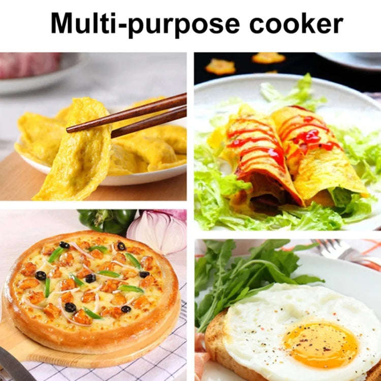 33cm Cast Iron Cooking Pot Wok Nonstick Frying Pan Restaurant Kitchen Skillet Camping Cooker