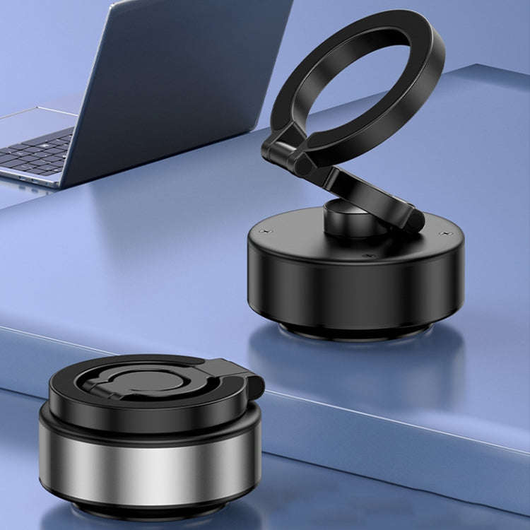 D1 Rotatable Magnetic Finger Ring Clip Car Phone Navigation Holder(Silver)