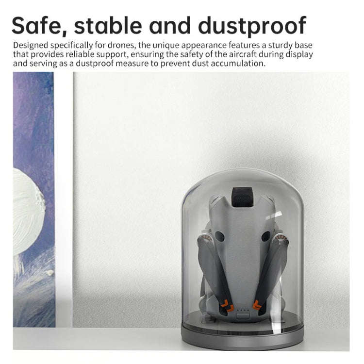 For DJI Mini 4 Pro / 3 / 3 Pro LKTOP Display Base Dustproof Display Stand(Black)