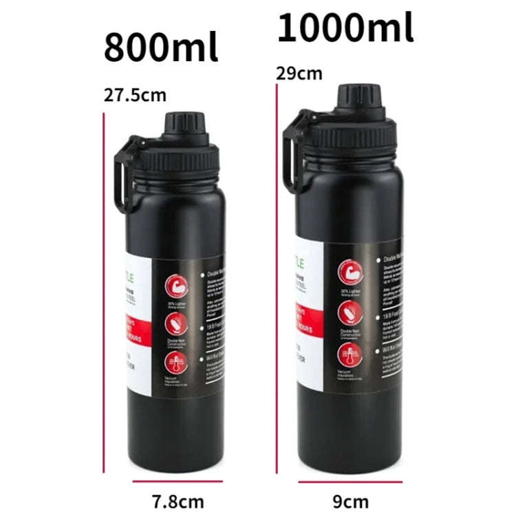 304 Stainless Steel Insulated Water Cup Handheld Large Capacity Outdoor Sports Kettle Vacuum Wate...