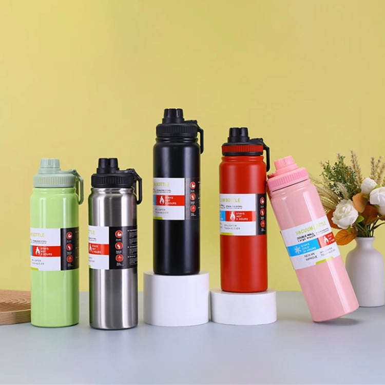 304 Stainless Steel Insulated Water Cup Handheld Large Capacity Outdoor Sports Kettle Vacuum Wate...