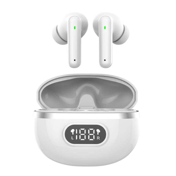 64-Channel Bluetooth Hearing Aid With Digital Charging Compartment(White)
