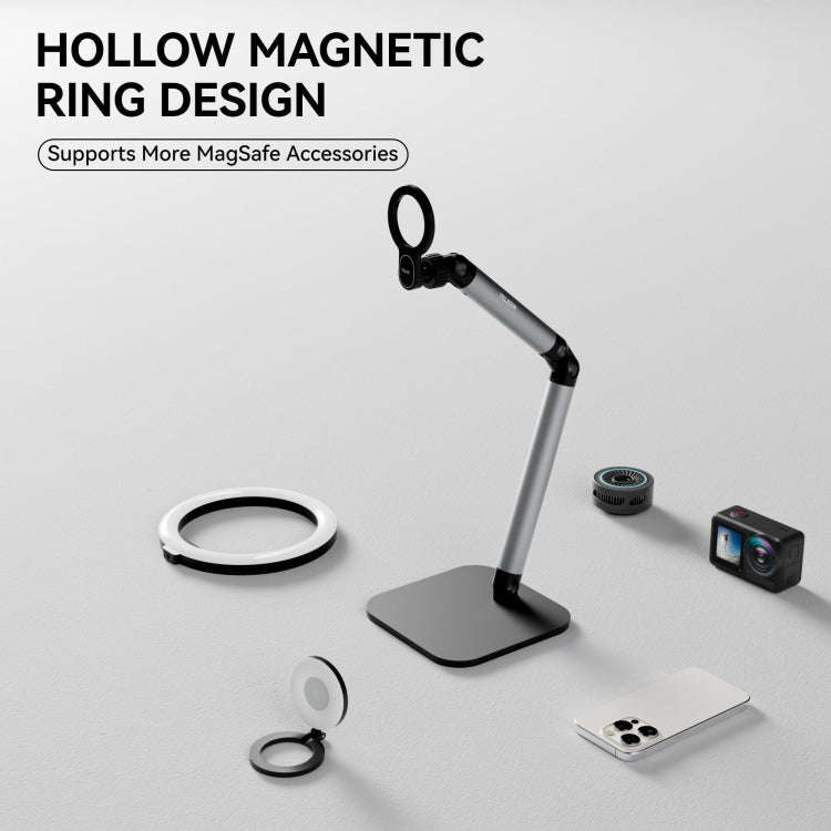 TELESIN P3-DS-01 Phone Video Live Streaming Magsafe Magnetic Mount(Desktop)