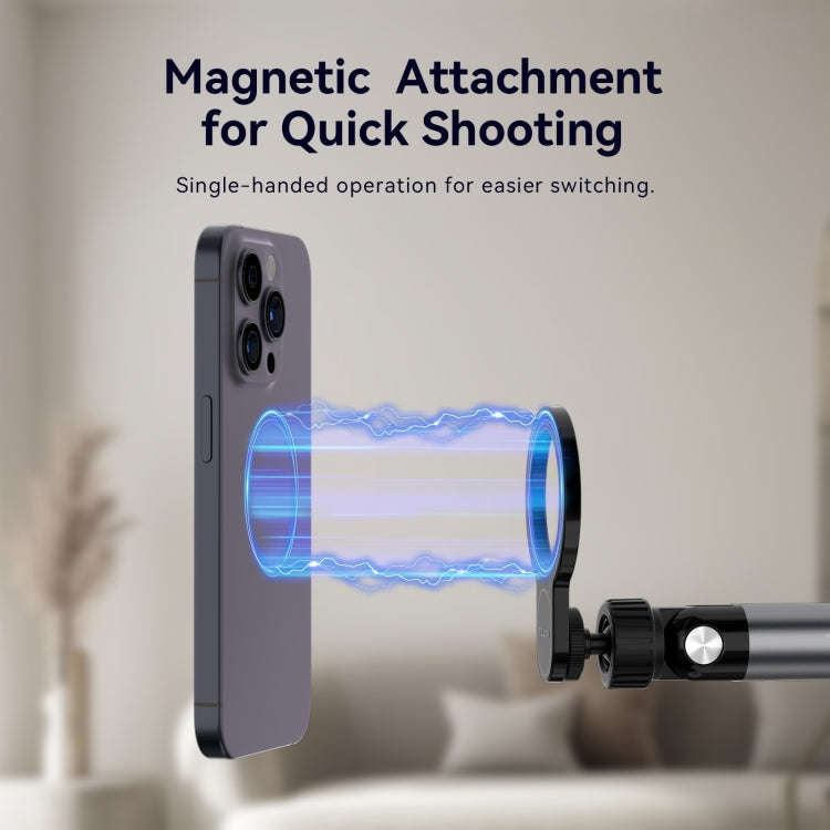 TELESIN P3-DS-02 Phone Video Live Streaming Magsafe Magnetic Mount(Clamping)