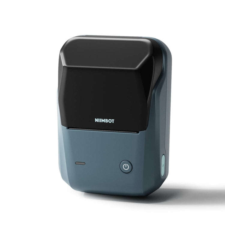 NIIMBOT Portable Bluetooth Sticker Label Thermal Printer(Lake Blue Gray English)