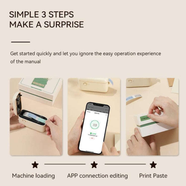 NIIMBOT Small Handheld Portable Smart Label Printer(H1S English)